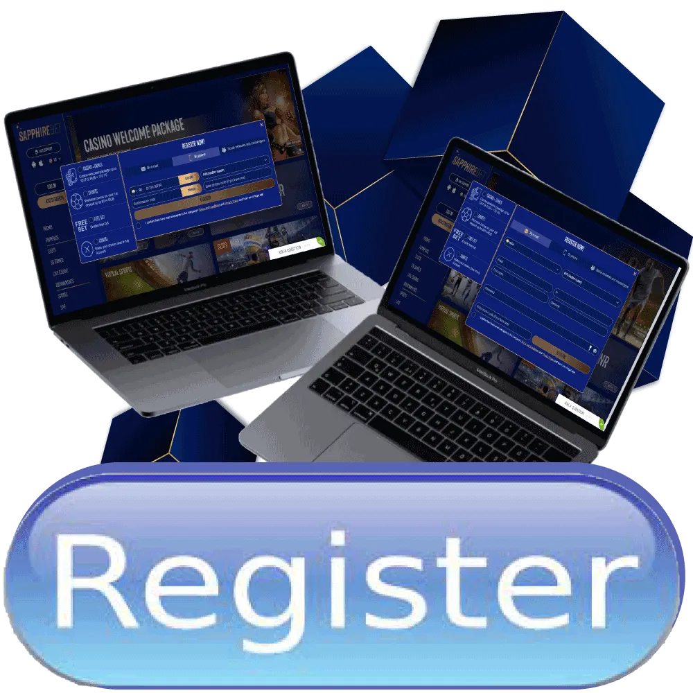 Sign up for Sapphirebet and start betting on money.