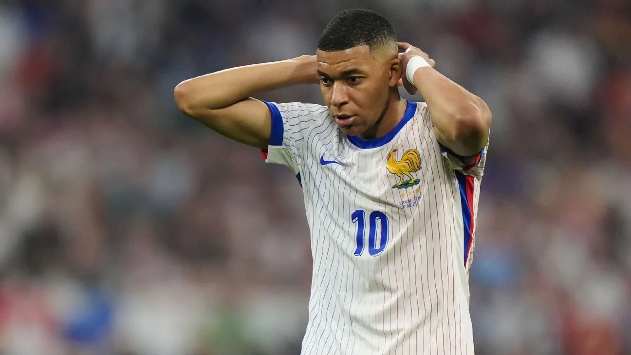 kylian mbappe news admits failure in euro semifinals