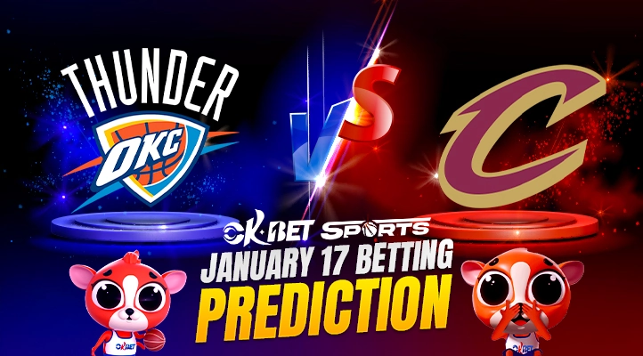 okc thunder vs cleveland cavaliers a logo of 2 nba teams